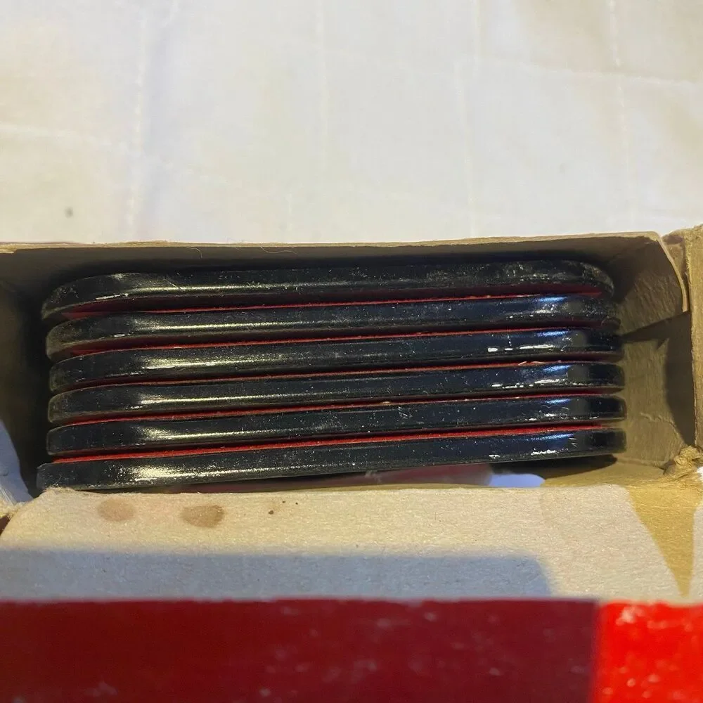Six Assorted Coca Cola Coasters in Box